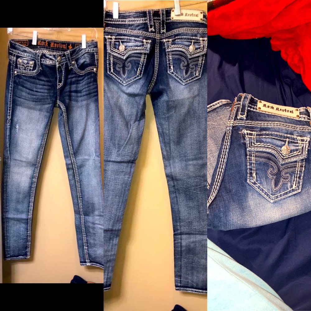 Size 27 skinny Rock Revival Jeans
